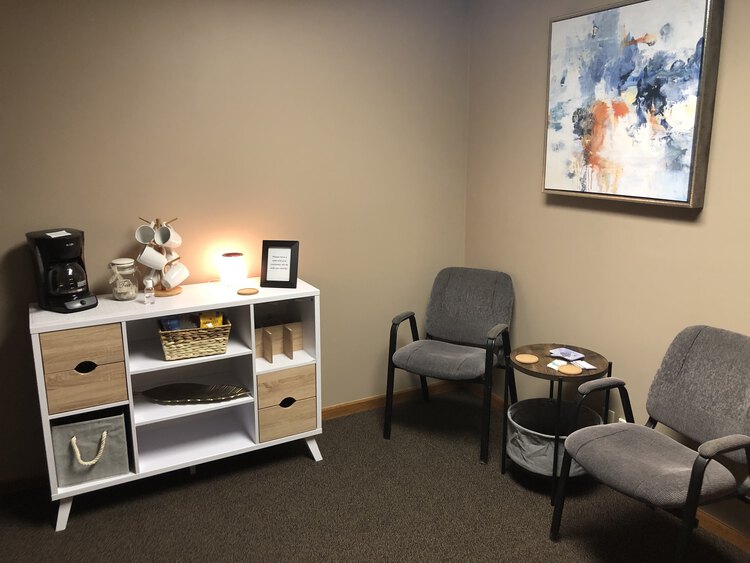 Waiting room at Renée Pigsley Counseling in Fort Collins